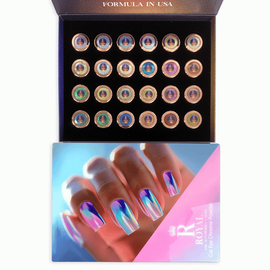 CAT EYE CHROME POWDER COLLECTION 2IN1 | 24 COLORS