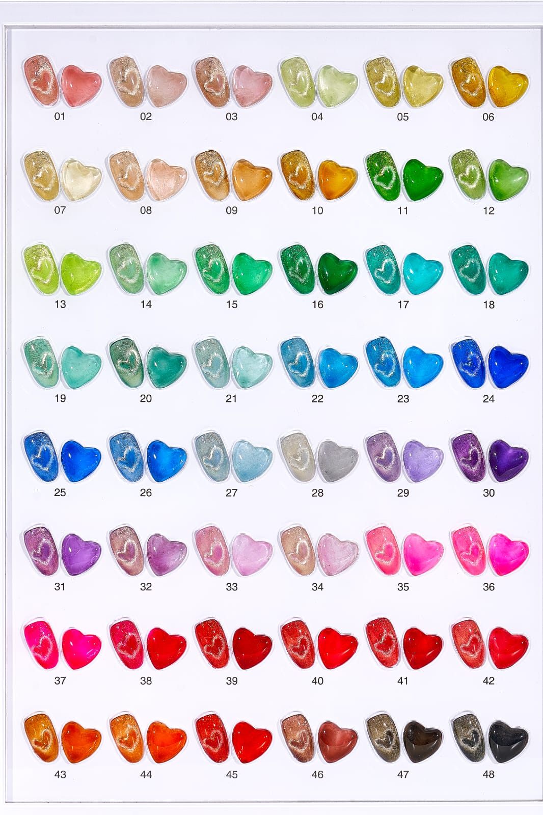 GLASS CAT EYE COLLECTION | 48 COLORS